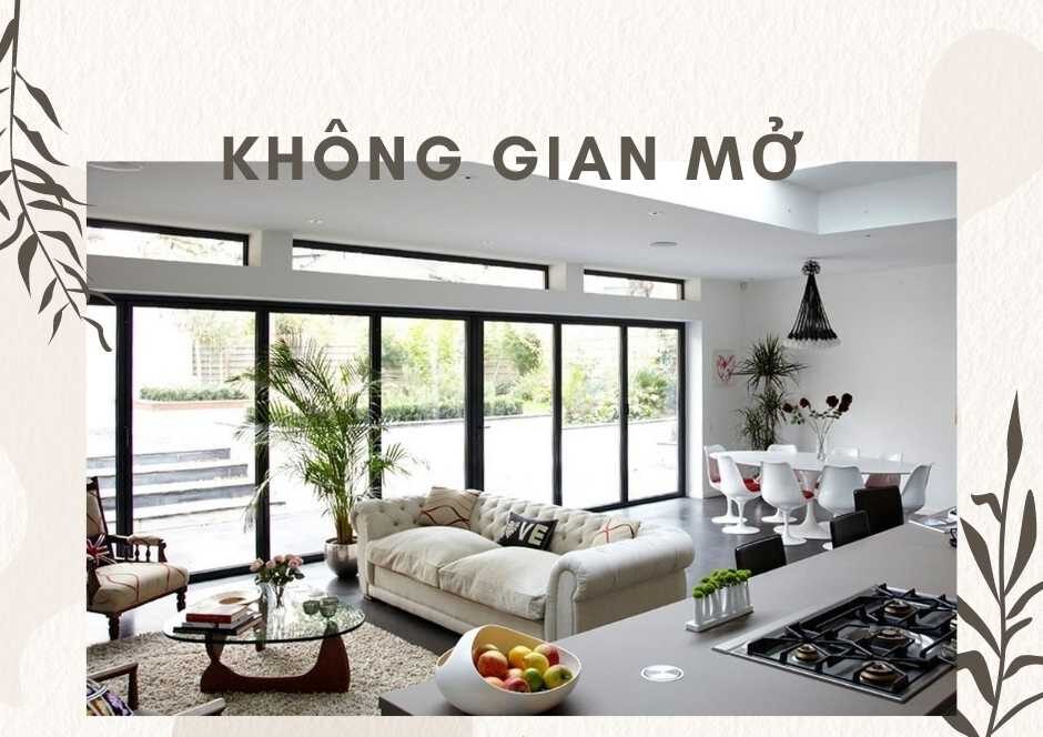 Không gian mở là gì? Các ý tưởng thiết kế nội thất