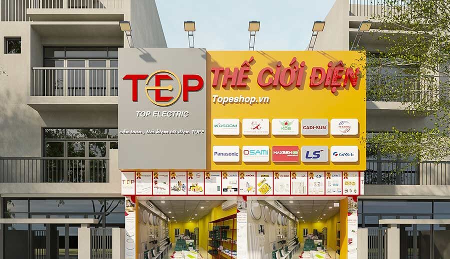 Dự án thiết kế thi công chuỗi TOPE Shop