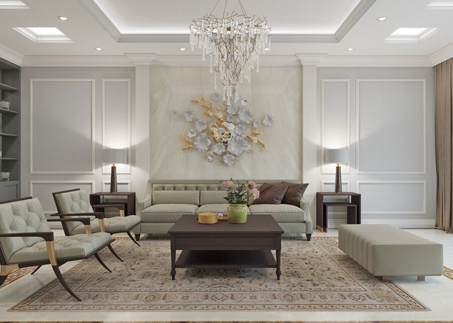 Dự án thiết kế nội thất nhà phố – Anh Nam Ecorivers