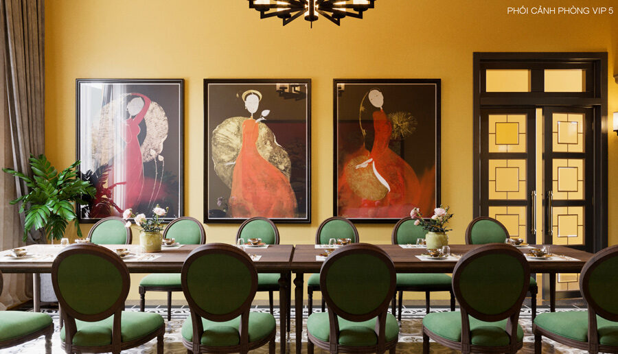 Thiết kế nội thất nhà hàng hải sản Cua Vàng HD – Nội thất Wyn Eco Hải Dương