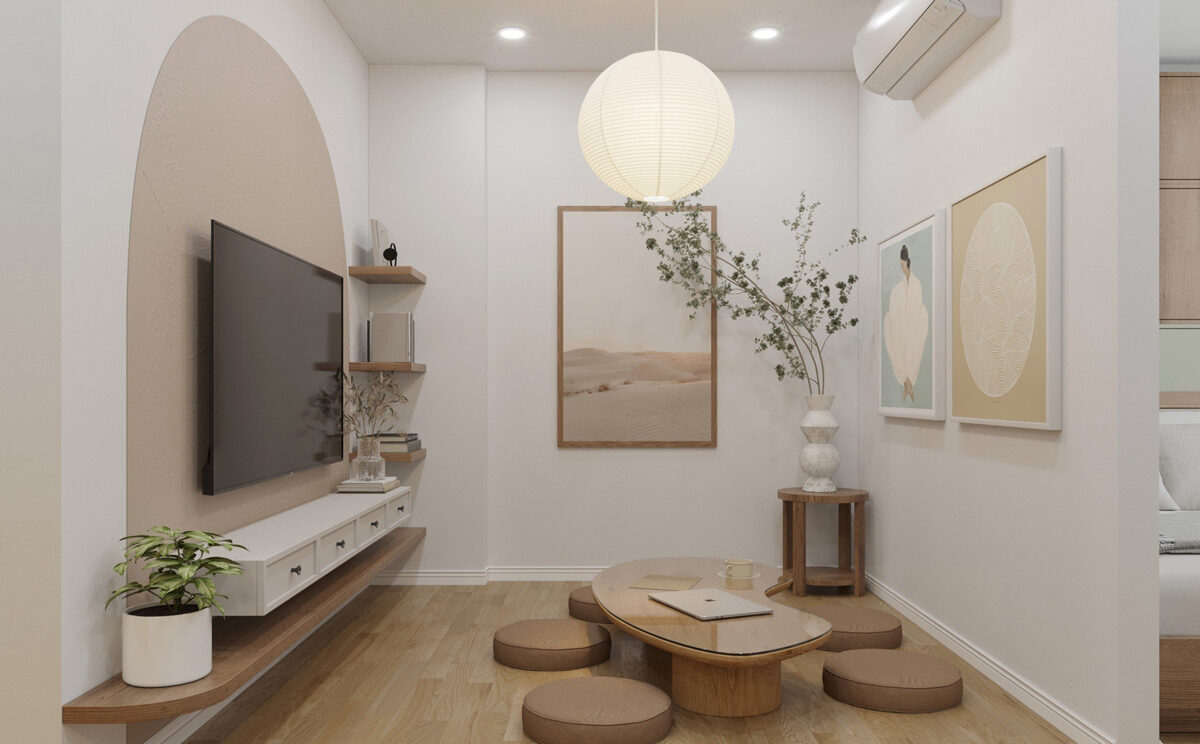 Thiết kế căn hộ studio 32m2 – Mrs.Quyên | LightHouse Hải Dương